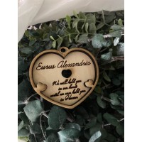 Memorial Ornament - Heart 