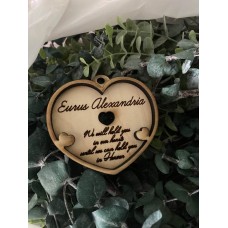 Memorial Ornament - Heart 