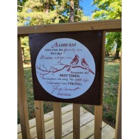 Memorial Plaque - Wood or Acrylic