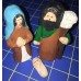 3D Nativity Figures - Painted